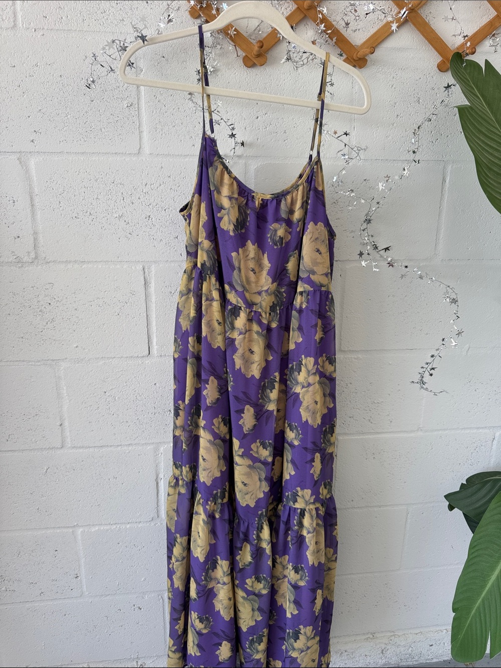 Floral Purple maxi Dress